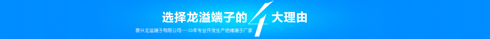 选择龙溢端子的4大理由，泰兴龙溢端子有限公司---25年专业开发生产绝缘端子厂家